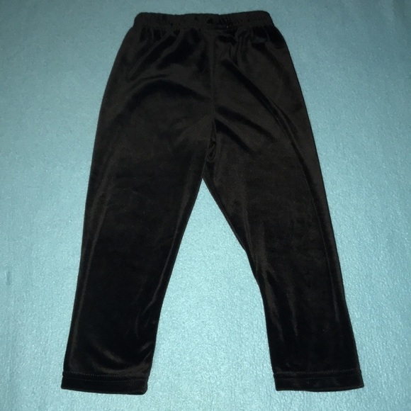 ZOEY velvety black leggings elastic waistband size 3T - Picture 2 of 3